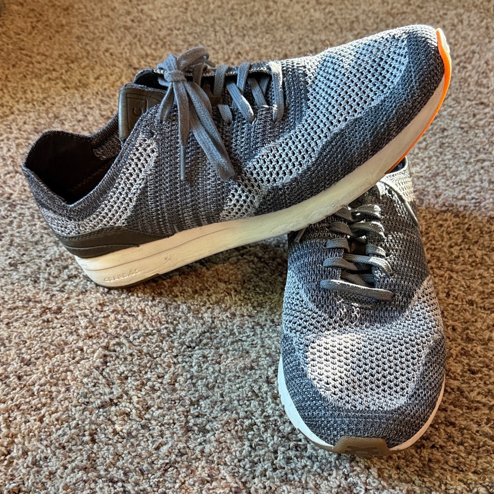 Cole Haan Grand Prø Gray Knit Sneakers — Sz 10-1/2, Like New
